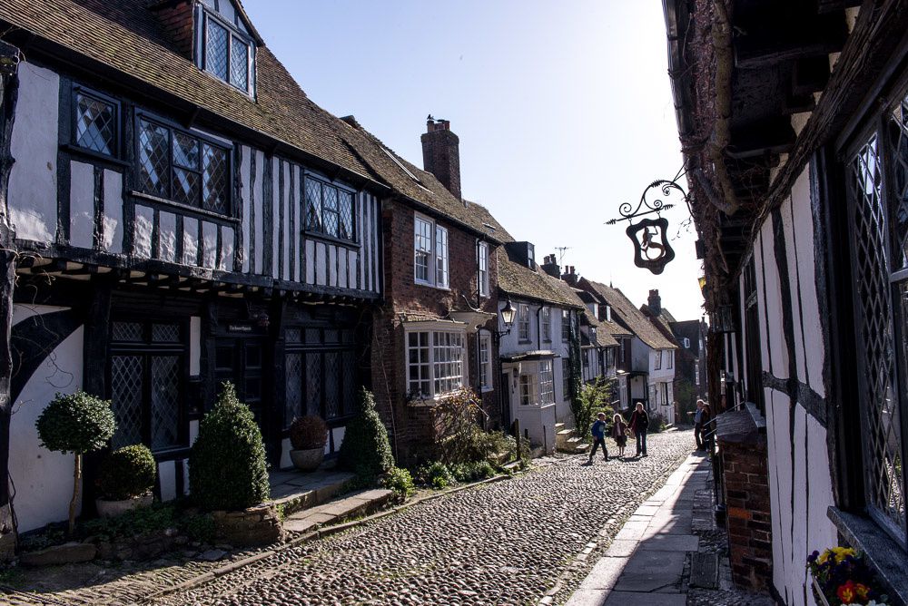 Mermaid Street in Rye, East Sussex, England