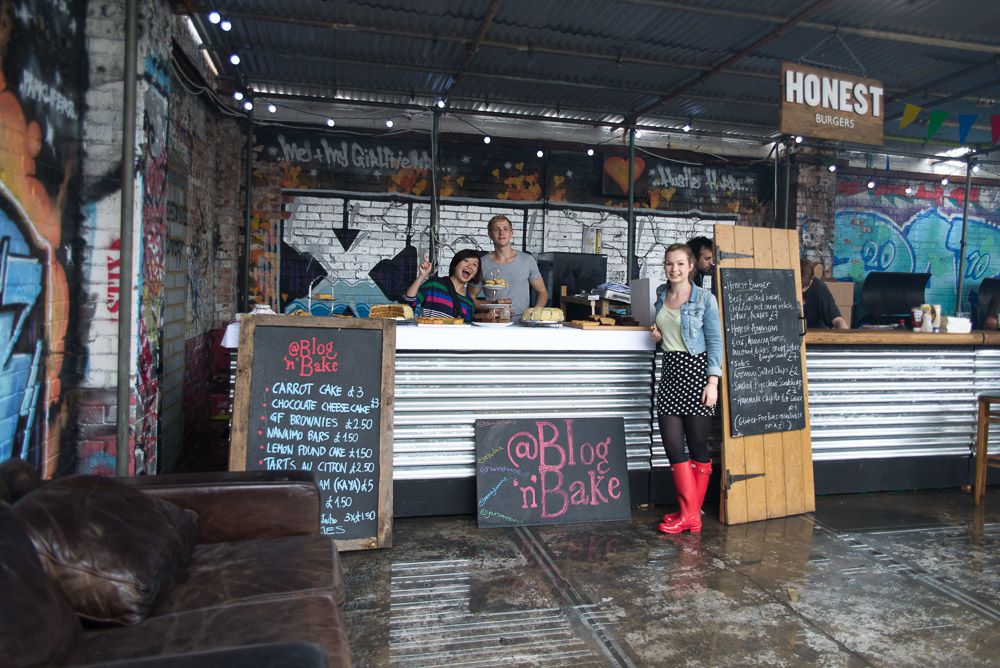 Blog 'n' Bake at Street Feast food market in Dalston Yard, East London