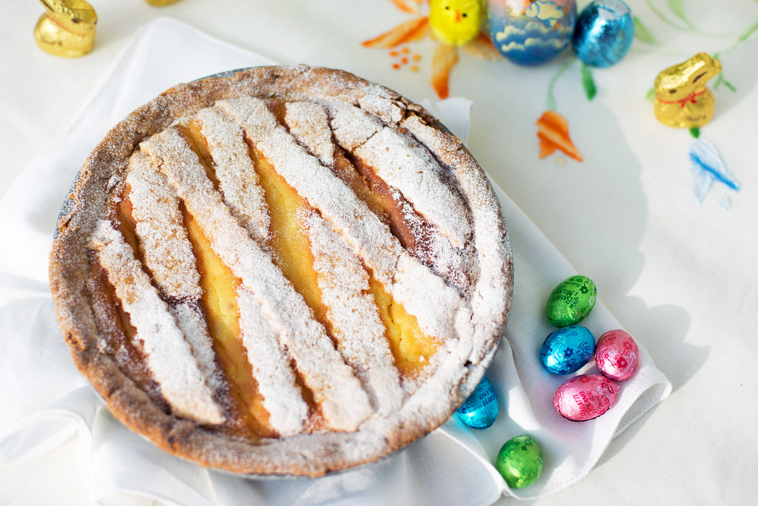 Pastiera, a traditional Neapolitan Easter cake