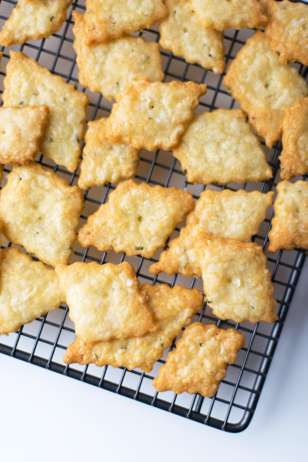 Parmesan rosemary crackers recipe