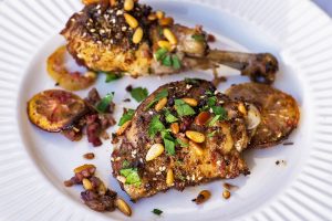 Roast Chicken with Za'atar, Sumac and Lemon - recipe by Yotam Ottolenghi