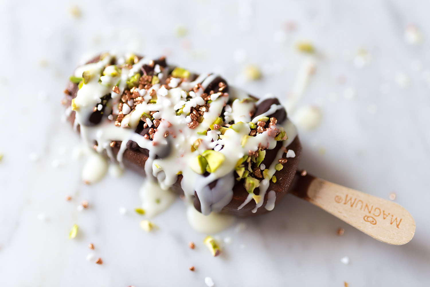 Create your own Dream Magnum Ice Cream with Toppings