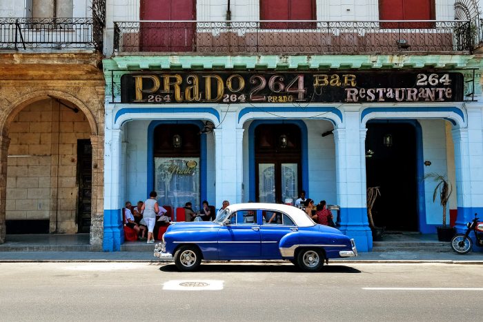 Old vintage car in La Havana Cuba