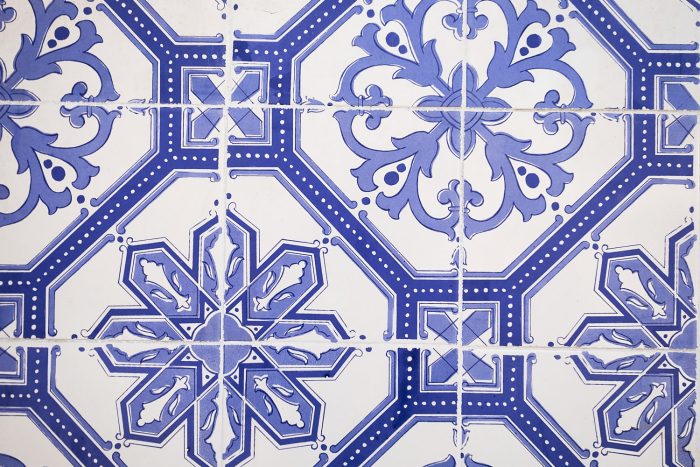 Azulejos blue tiles in Porto, Portugal Azulejos blue tiles in Porto, Portugal