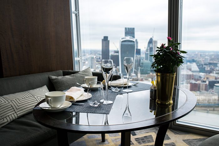 Breakfast at the Shangri-La Hotel at the Shard in London