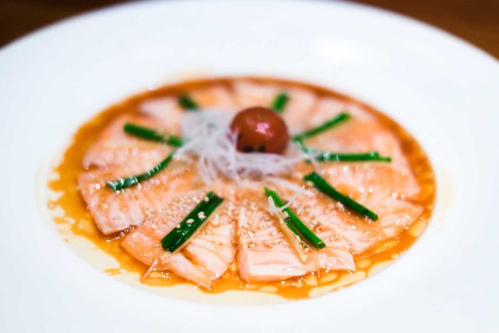 ceviche at NOBU Puente Romano resort in Marbella ceviche at NOBU Puente Romano resort in Marbella