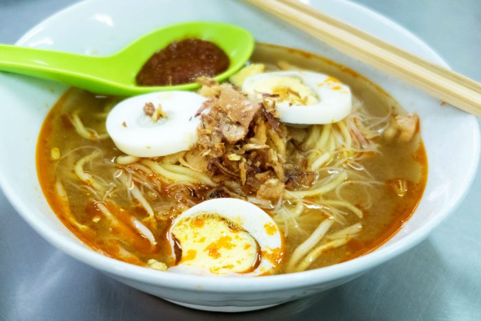 noodle soup in Penang, Georgetown, Malaysia