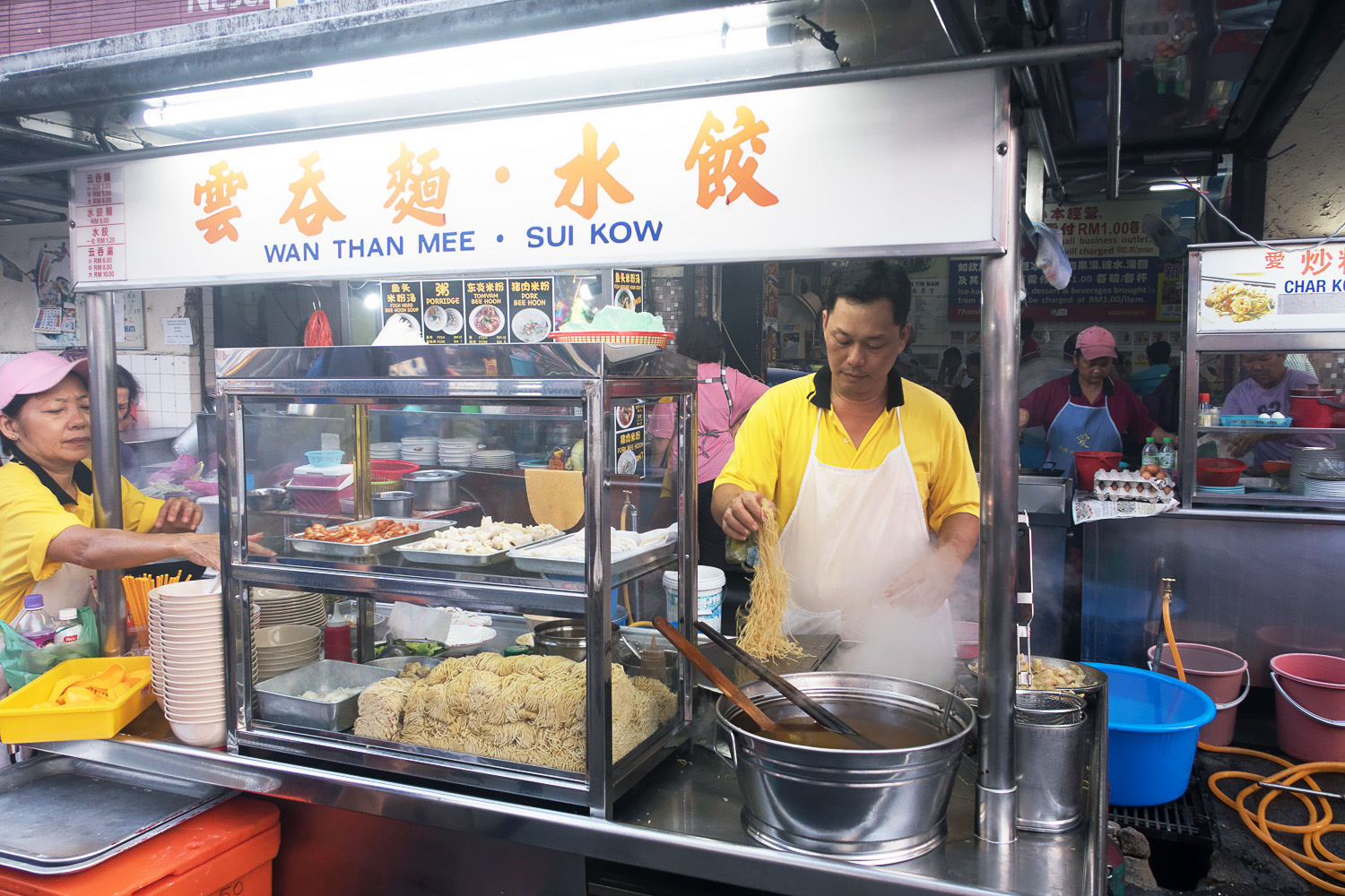 STreet food cart in Georgetown, Penang island in Malaysia