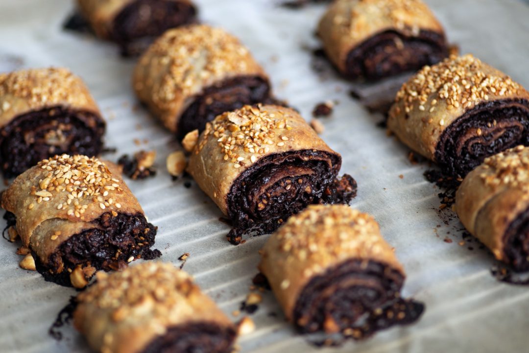 Chocolate, Sesame and Hazelnut Rolls by Yotam Ottolenghi Mondomulia