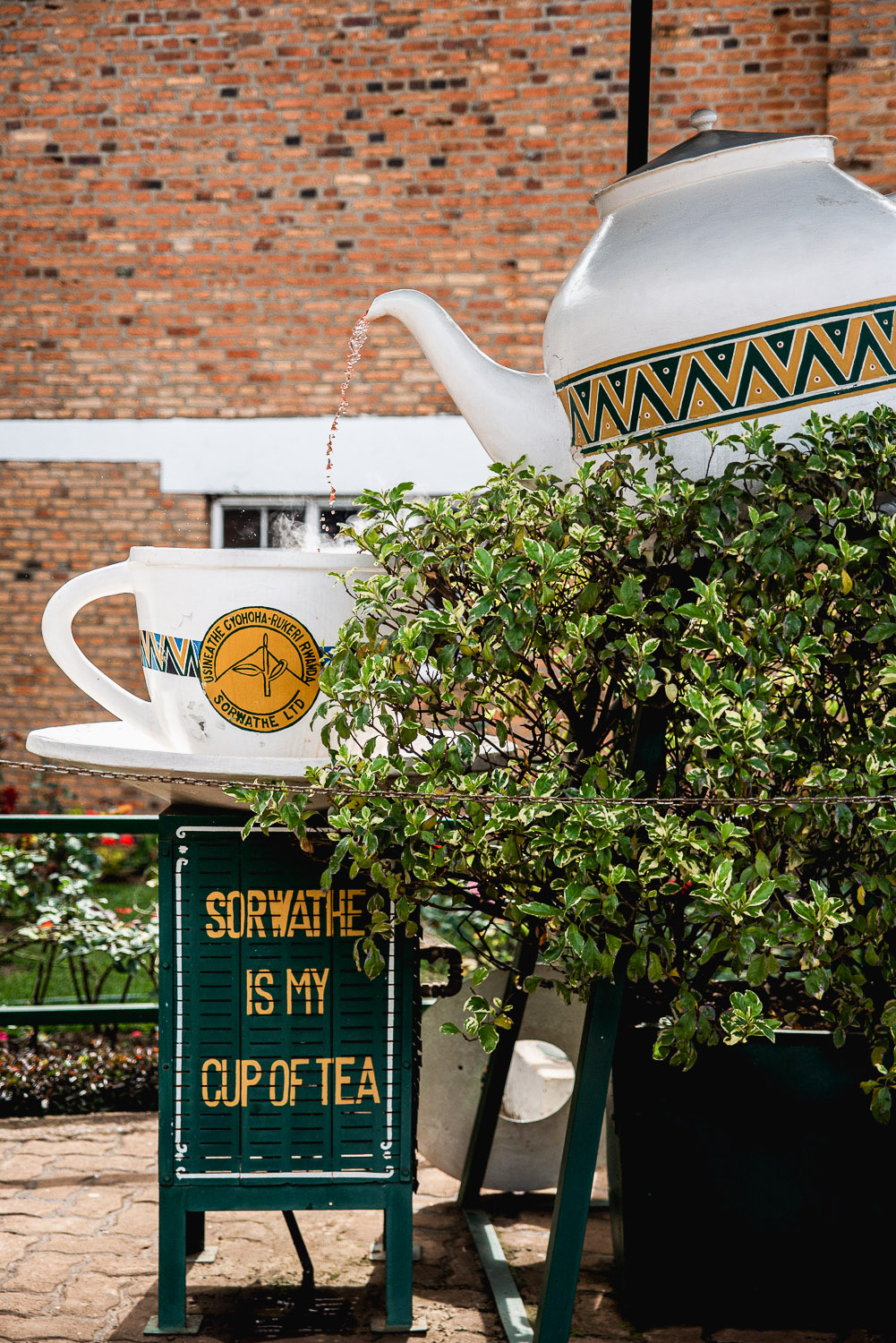 Sorwathe tea factory in Rwanda