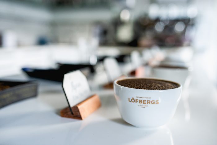 Specialty coffee cupping at Lofbergs in Sweden Specialty coffee cupping at Lofbergs in Sweden