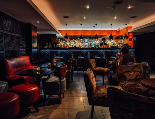 The lounge bar at Benares in Mayfair London