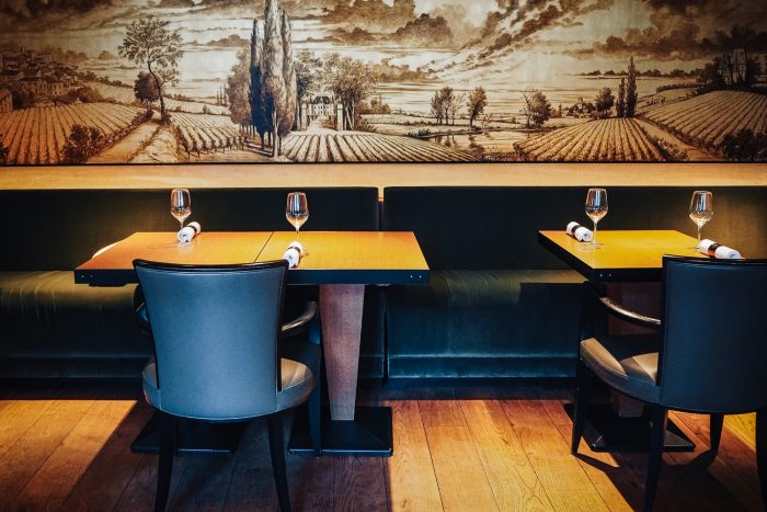 Lunch and wine pairing at Les 110 de Taillevent, a sophisticated and modern French restaurant on Cavendish Square in the heart of Marylebone, London. 