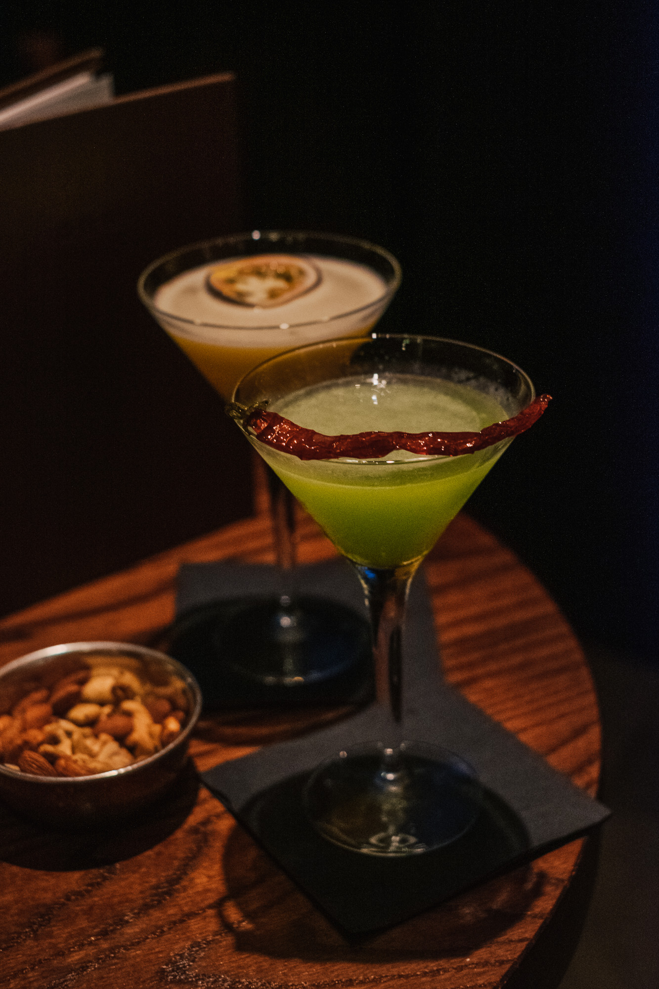 Signature Cocktails at Benares, a modern Indian food with a contemporary British twist in Mayfair London