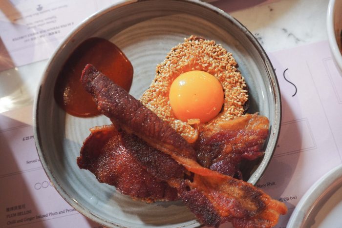 The new Lobster Brunch Saturday menu at Kym's, Andrew Wong's Chinese restaurant in Bloomberg Arcade, London 