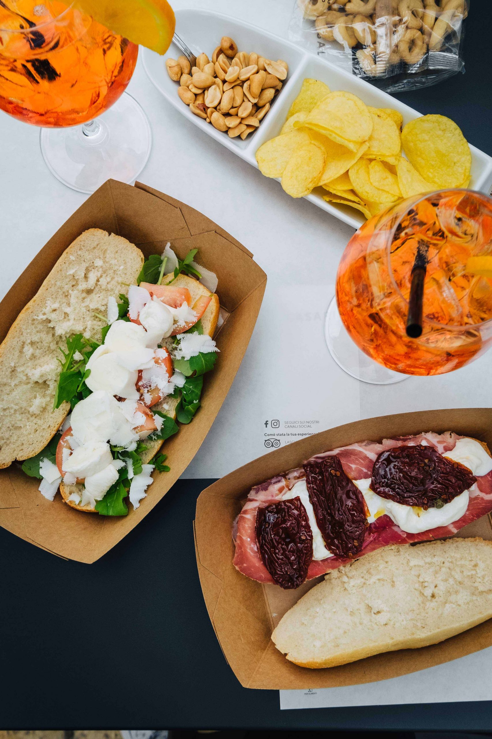 Aperitivo at Pane e Mozza Café & Deli, located in the Unesco Heritage Site of Alberobello in Valle d'Itria | A 7-day Road Trip Through Puglia | Mondomulia