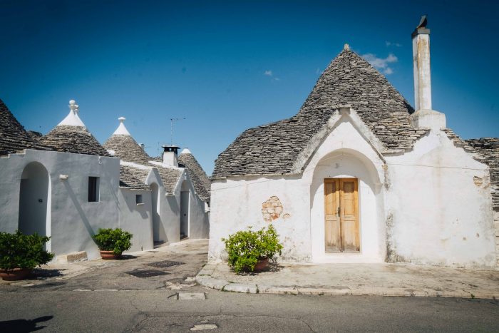 Trulli houses in the Unesco Heritage Site of Alberobello in Valle d'Itria | A 7-day Road Trip Through Puglia | Mondomulia