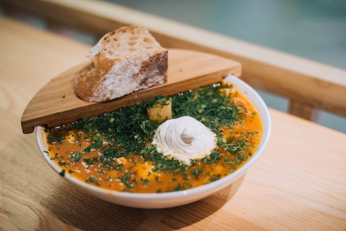Traditional Finnish salmon and potato soup at Herkku Bistro | What to do in Helsinki in winter by Mondomulia