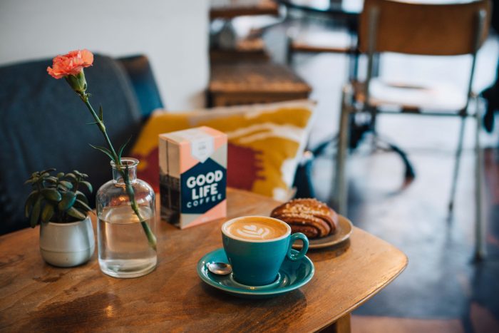 Kahvila Sävy coffee shop in Helsinki serves Good Life Coffee What to do in Helsinki in winter by Mondomulia