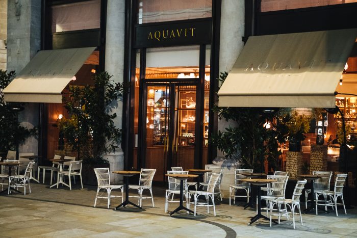 Aquavit, a Michelin-starred restaurant in St. James's Market, London Aquavit, a Michelin-starred restaurant in St. James's Market, London