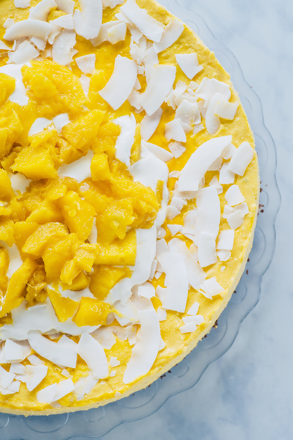 A recipe for a tasty and fresh No Bake Mango Cheesecake that you can make with canned mango pulp | Mondomulia Blog