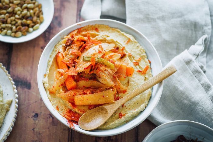How to make homemade hummus (from Taverna cookbook by Georgina Hayden)