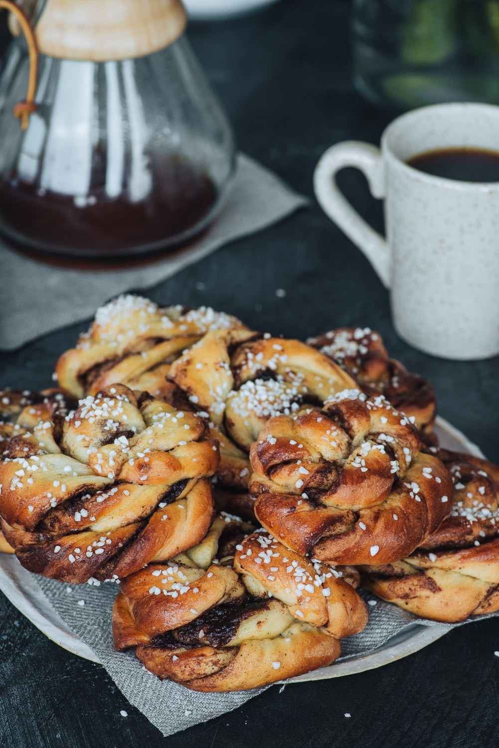 Swedish style twisted cinnamon bun recipe