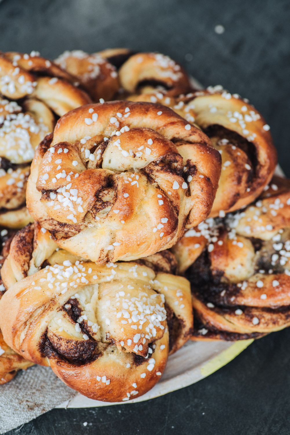 Swedish style twisted cinnamon bun recipe