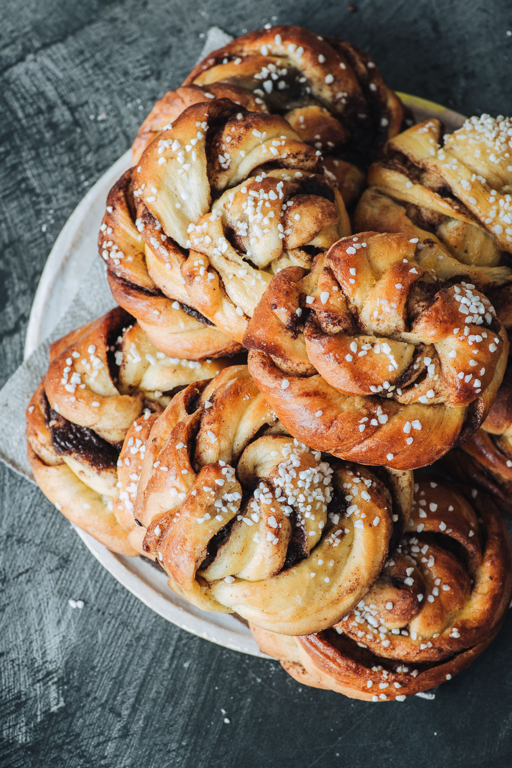 Swedish style twisted cinnamon bun recipe