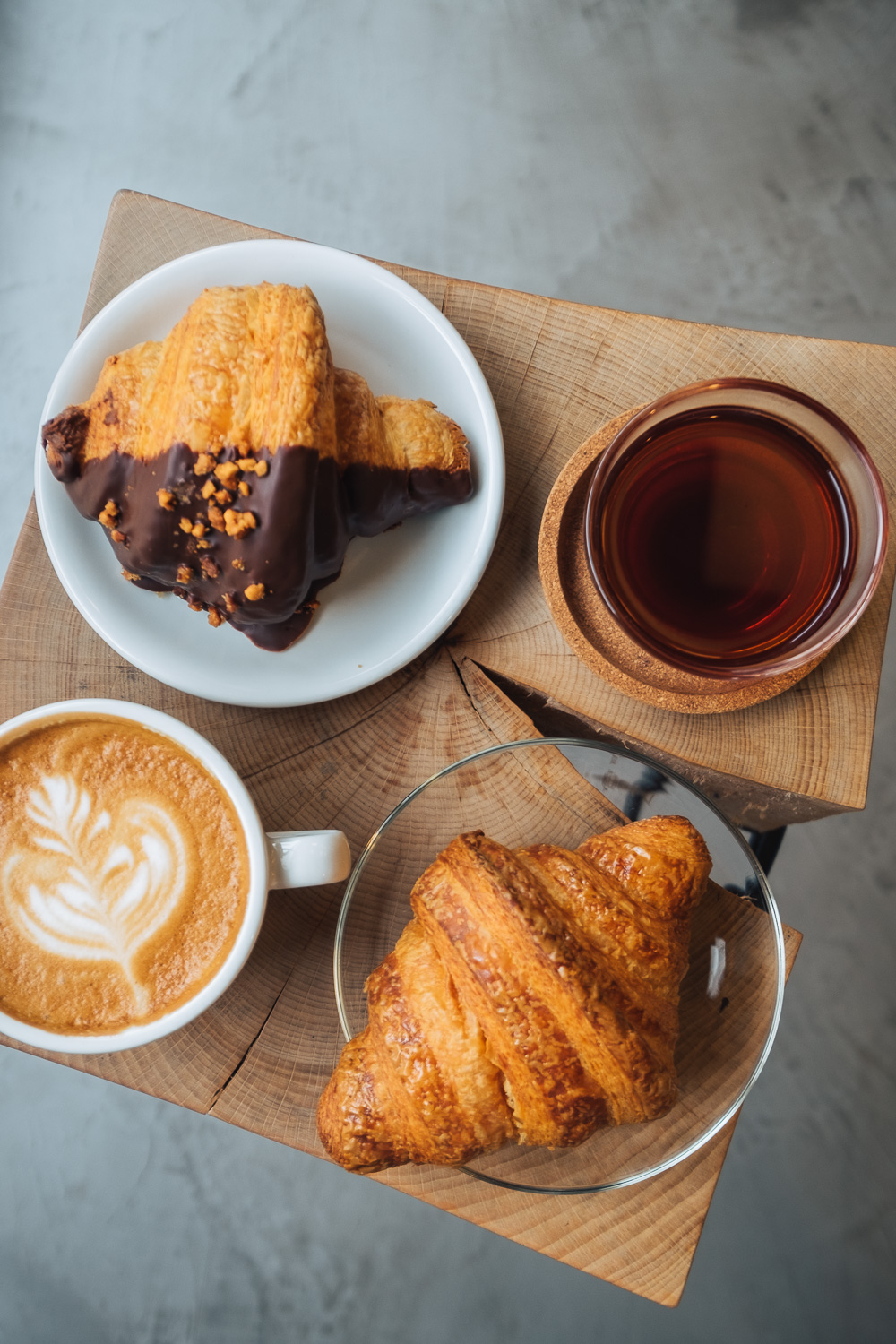 Breakfast at Happy People coffee shop in Gdynia, Poland