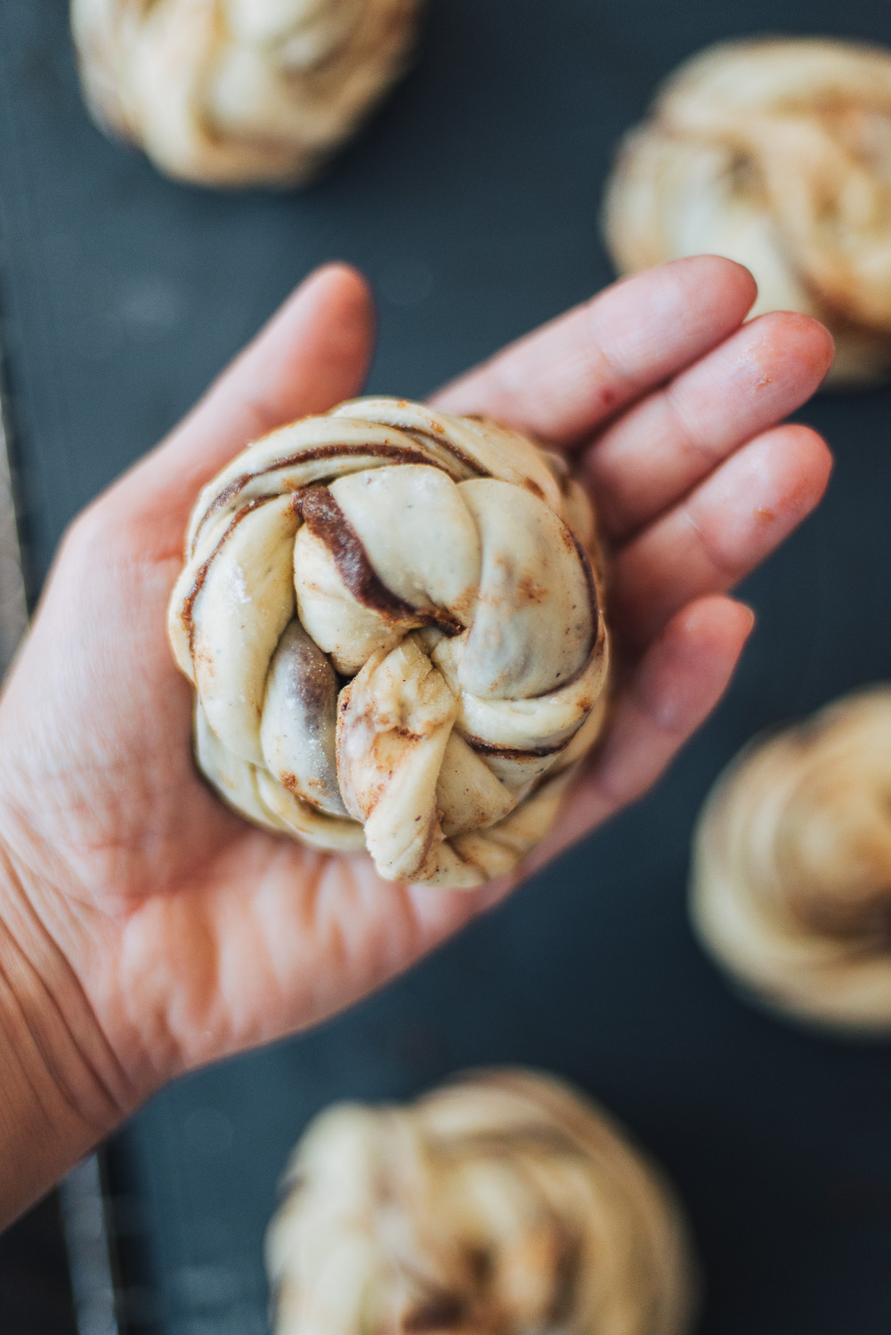 Swedish style twisted cinnamon bun recipe