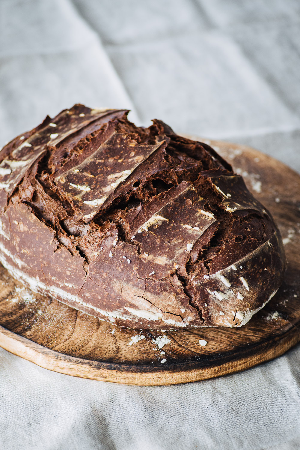 Chocolate sourdough bread recipe