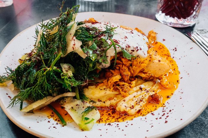 Rippled Eggs & Salt Baked Trout Shawarma | Brunch at Bala Baya in London