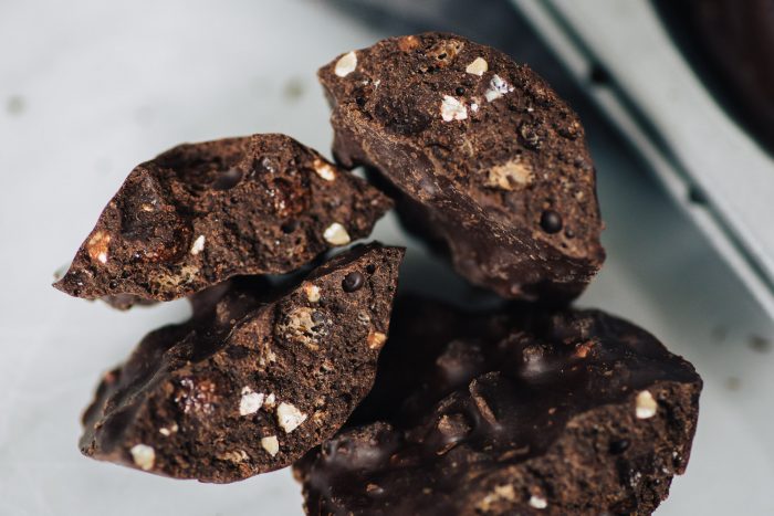 No Bake Chocolate Peanut Butter Cereal Puffs Bars