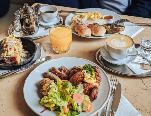 Breakfast at Café Savoy in mala Strana district, Prague, Czech Republic