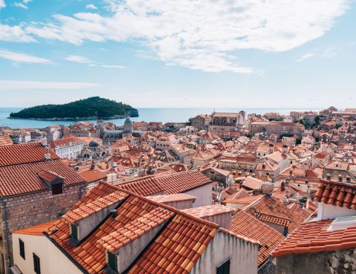 Rooftops of Dubrovnik, Old Town, Croatia