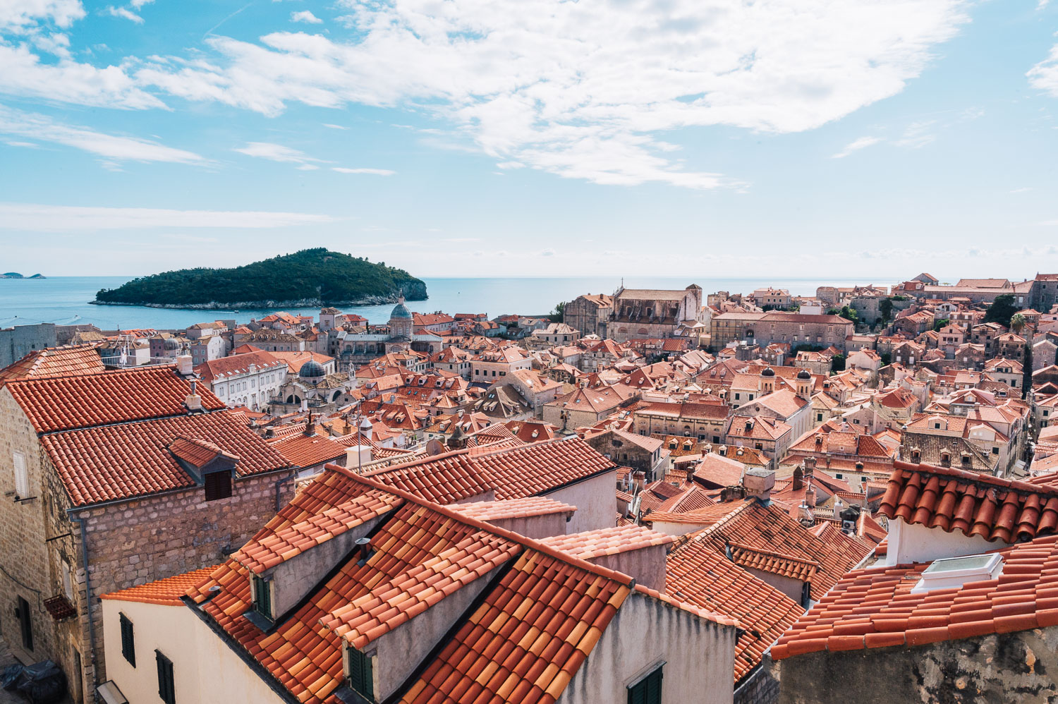 Rooftops of Dubrovnik, Old Town, Croatia