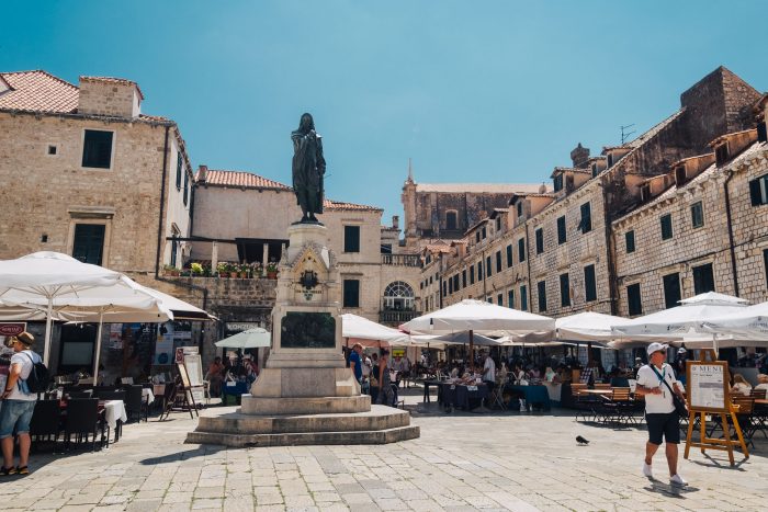 The medieval old town of Dubrovnik, Croatia The medieval old town of Dubrovnik, Croatia