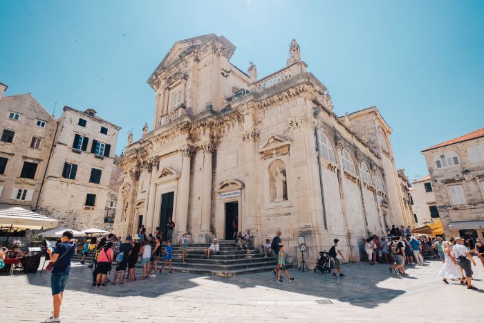 The medieval old town of Dubrovnik, Croatia