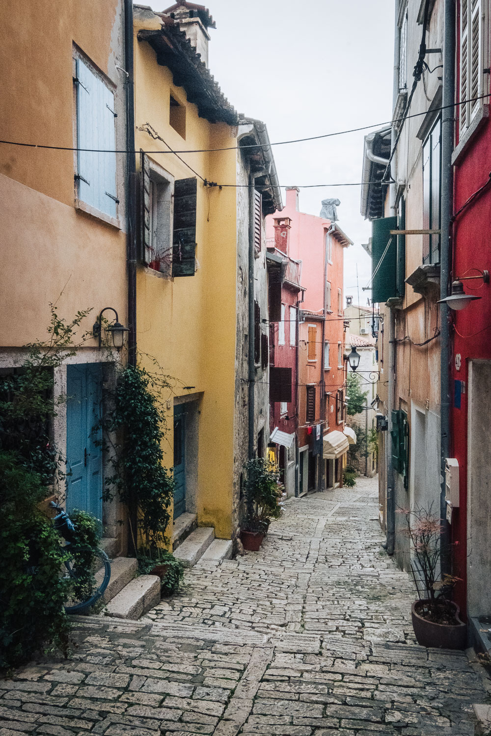 Street in Rovinj, Istria, Croatia