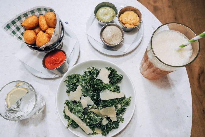 Kale Caesar Salad - Pizza Pilgrims new sustainable pizzeria at Selfridges in London