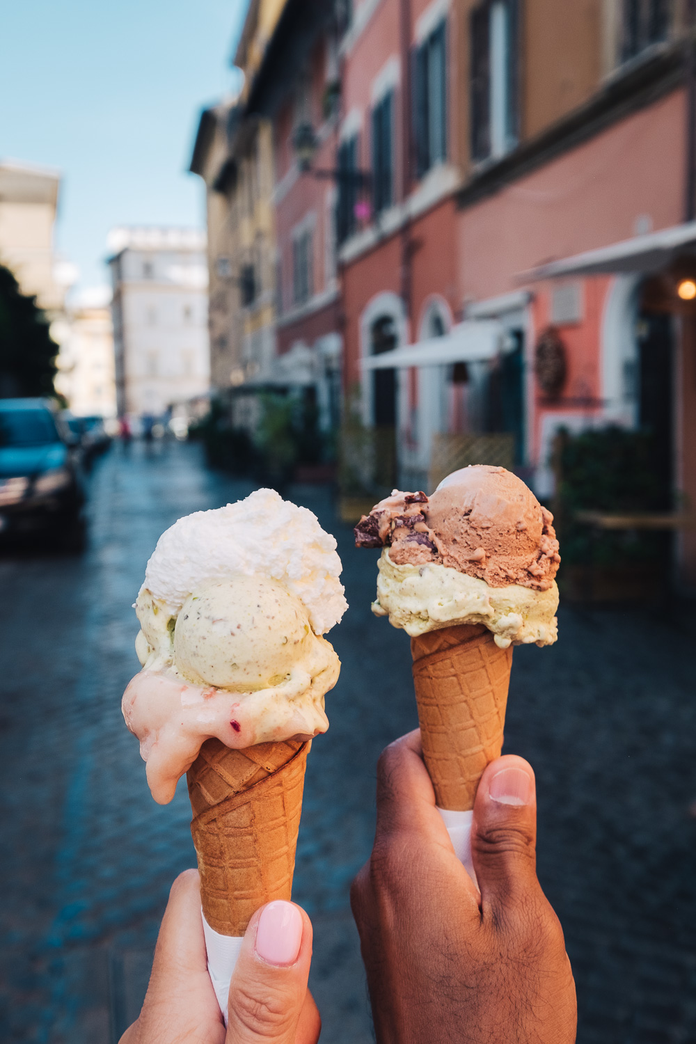 Gelato ice cream at Otaleg in Trastevere, Rome