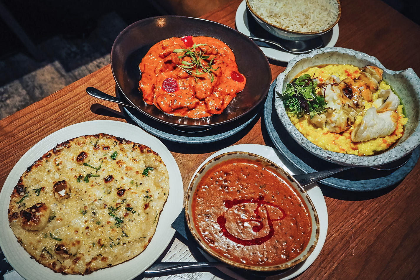 Dinner at Farzi Café, pan-Indian restaurant in London's Haymarket