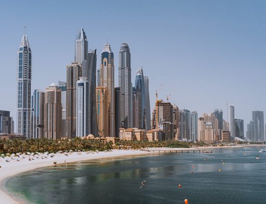 high rise buildings in Dubai United Arab Emirates