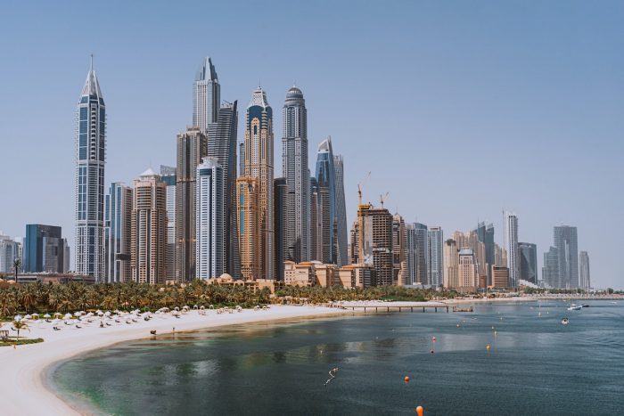 high rise buildings in Dubai United Arab Emirates