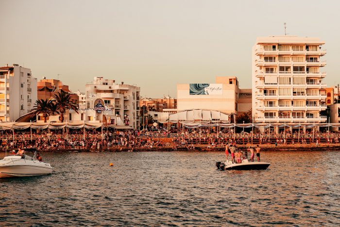 Party in Ibiza, Spain Party in Ibiza, Spain