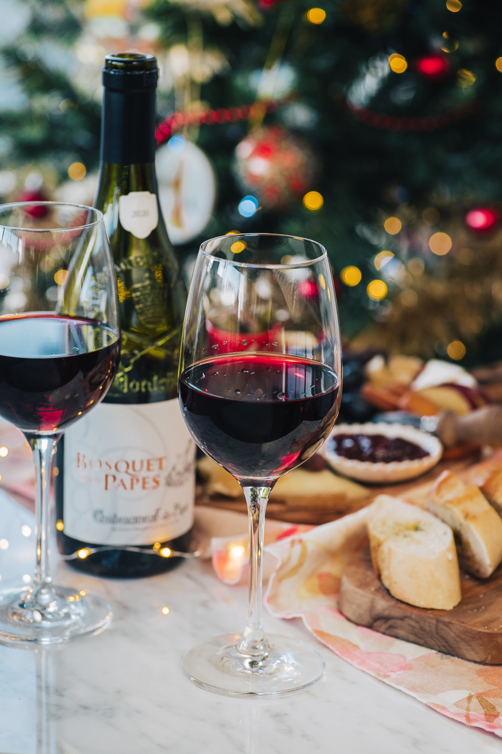 A classic Bosquet des Papes Chateauneuf Du Pape Tradition 2020 red wine from France A classic Bosquet des Papes Chateauneuf Du Pape Tradition 2020 red wine from France