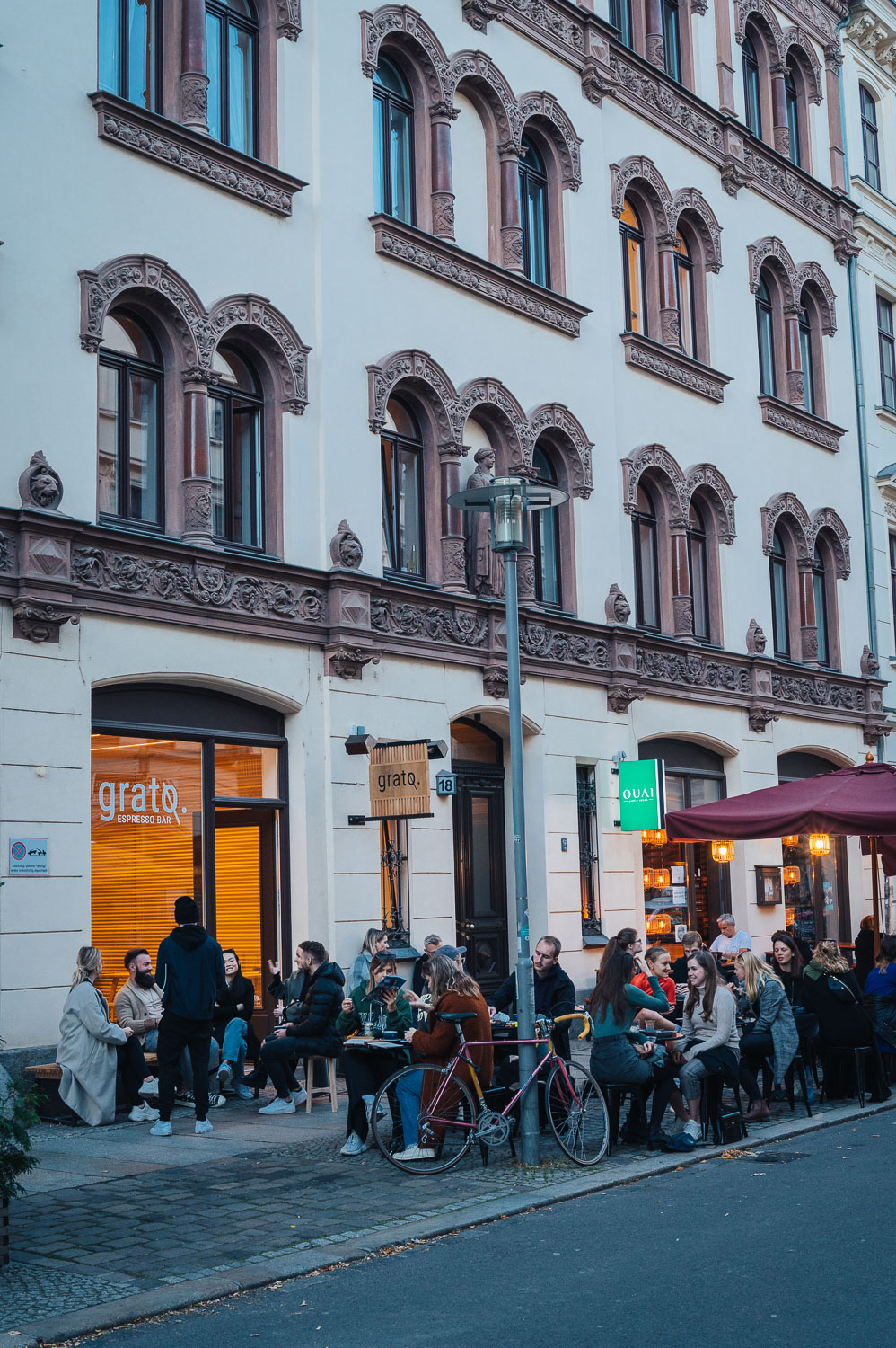 grato espresso bar in KarLi district of Leipzig