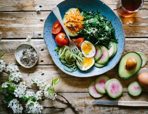 avocado, egg, keto salad