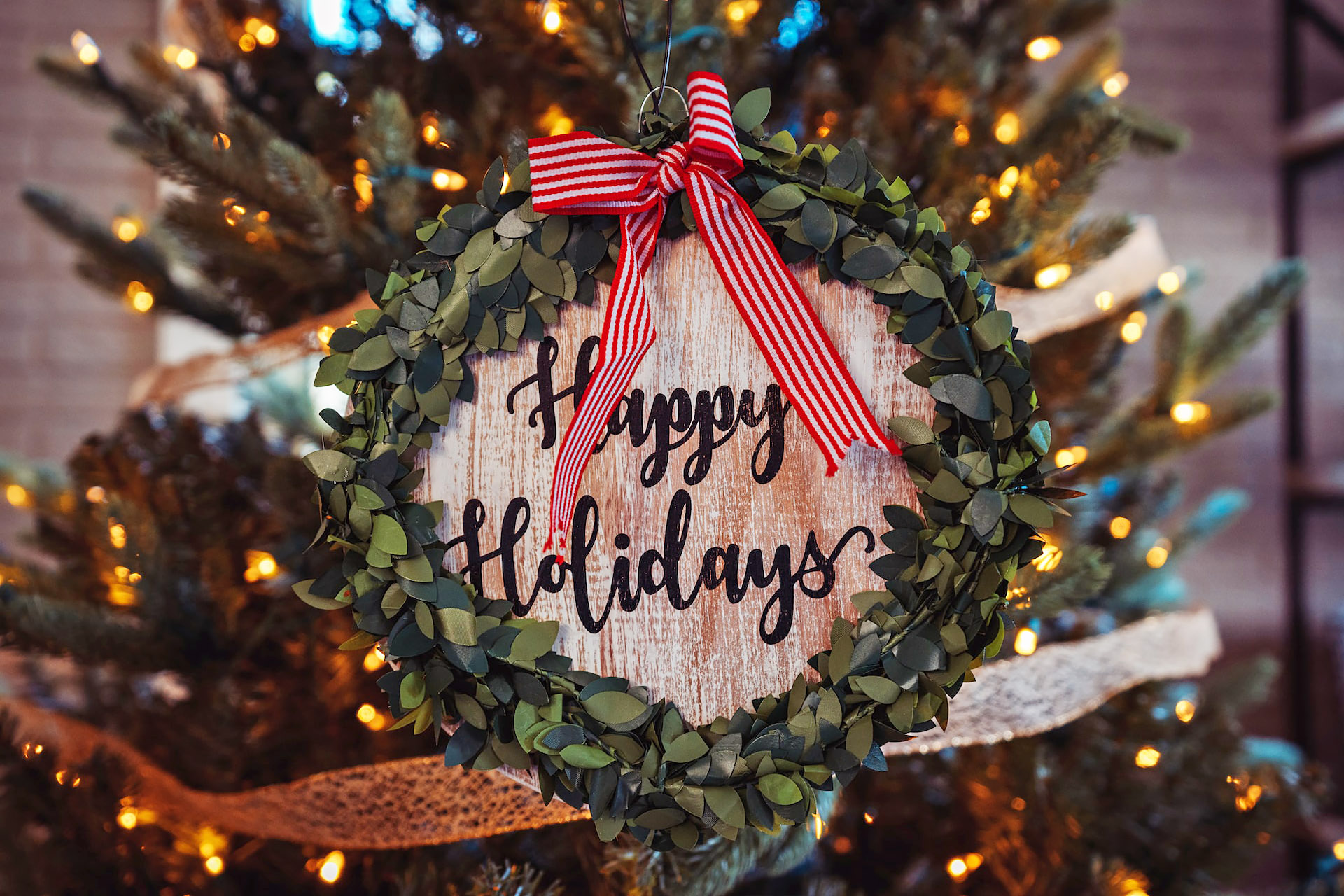 wooden christmas ornament